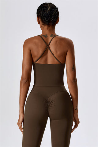 The Lily Belle Sports Bra Flared Leggings 2-Piece Set