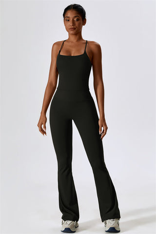 The Lily Belle Sports Bra Flared Leggings 2-Piece Set