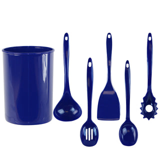 6pc Utensil Set, Indigo