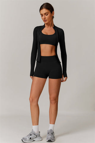 The Nova Luxe Jacket Shorts 2-Piece Set