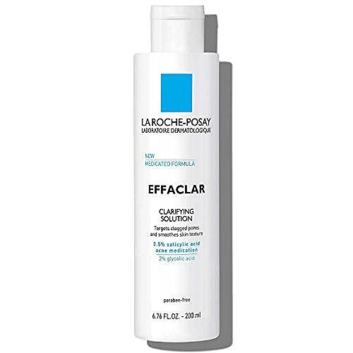 La Roche-Posay Effaclar Clarifying Solution Acne Toner With Salicylic Acid, 6.76 Fl Oz - Glamourous Grace