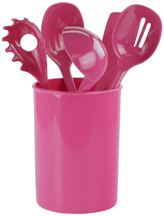 6pc Utensil Set, Magenta
