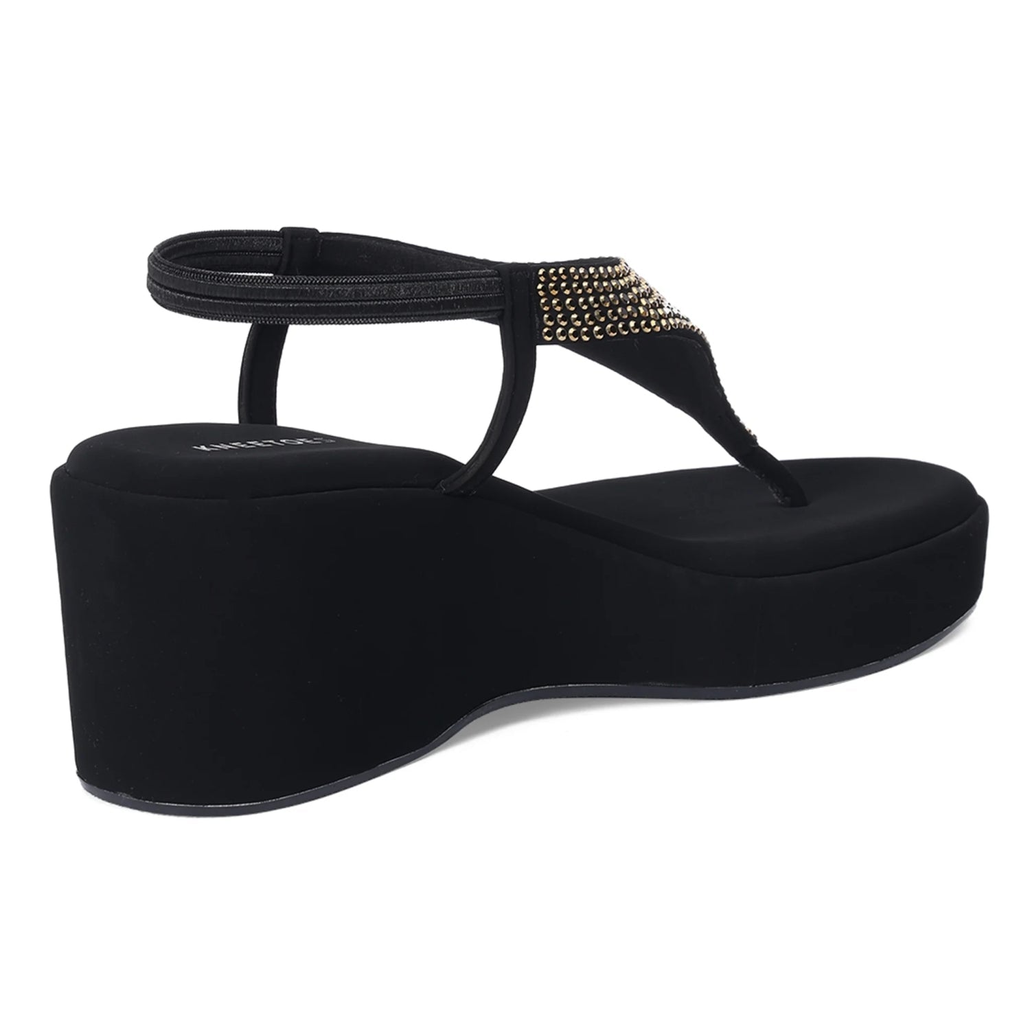 Merlot - Black Wedges - Glamourous Grace