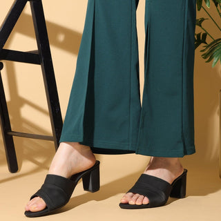 Aurelia- Black Block Heels