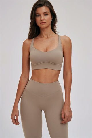 The Kinetic Cross Back Sports Bra Leggings 2-Piece Set
