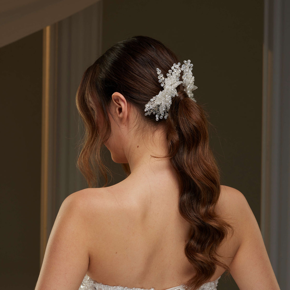 Crystal Hair Comb - Glamourous Grace