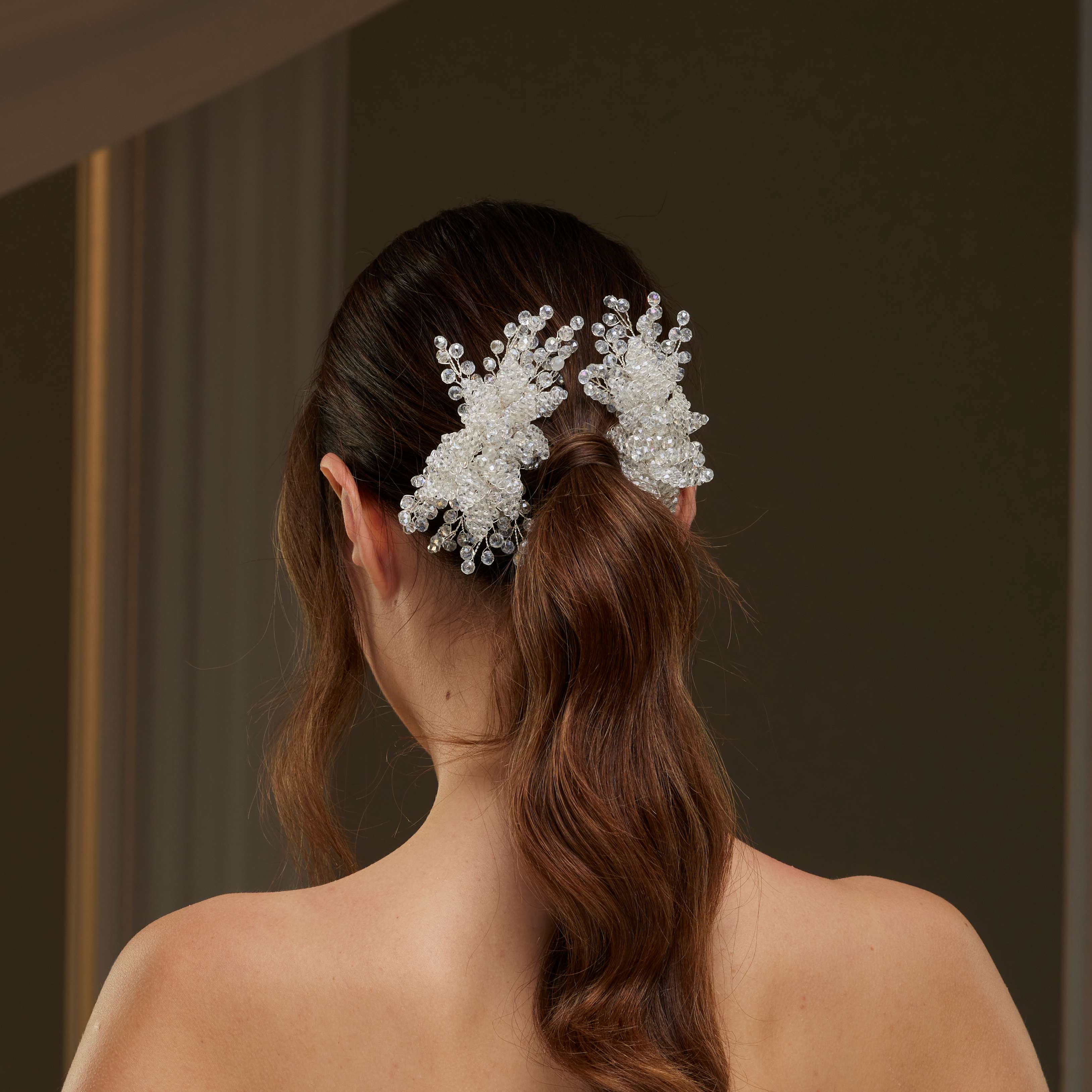 Crystal Hair Comb - Glamourous Grace