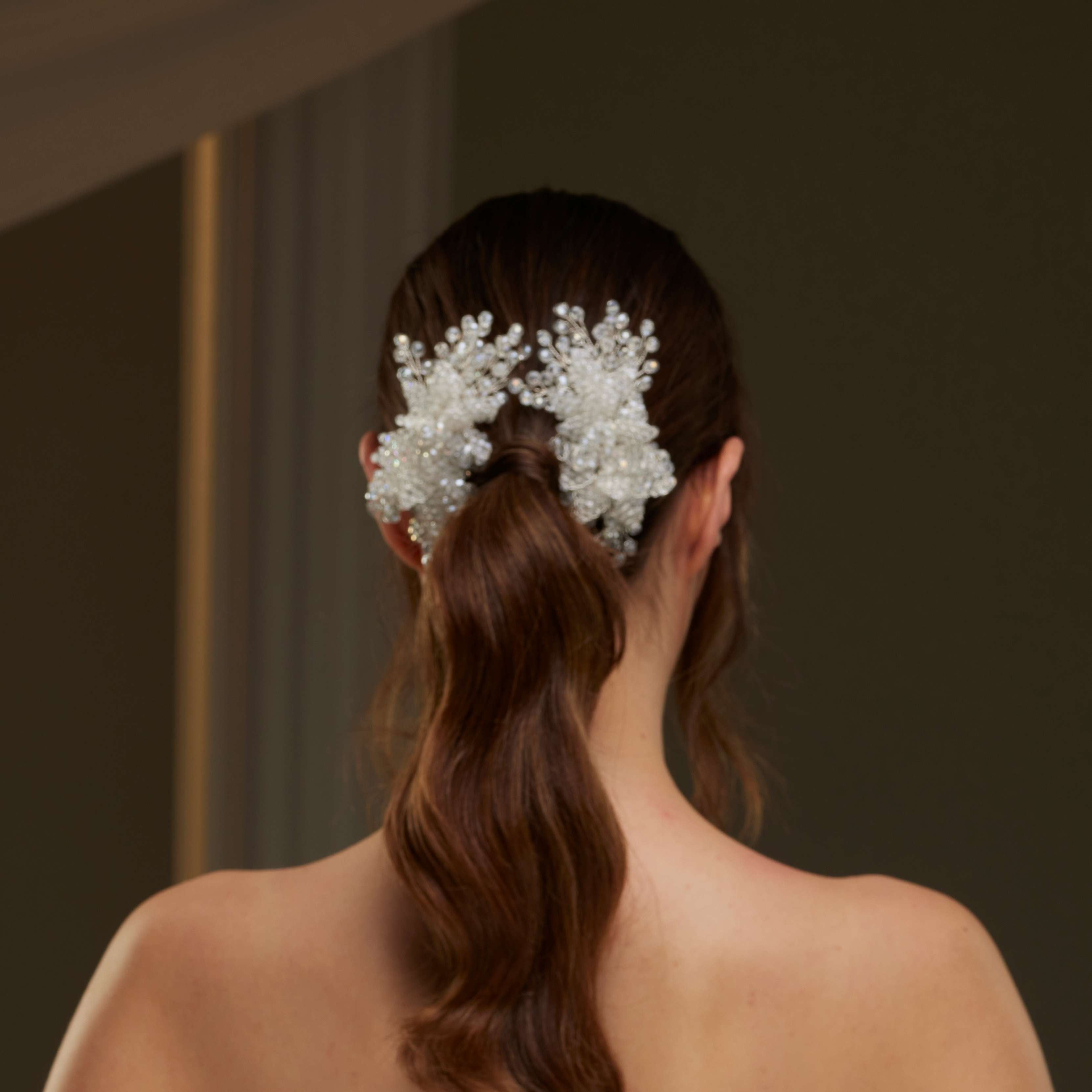 Crystal Hair Comb - Glamourous Grace