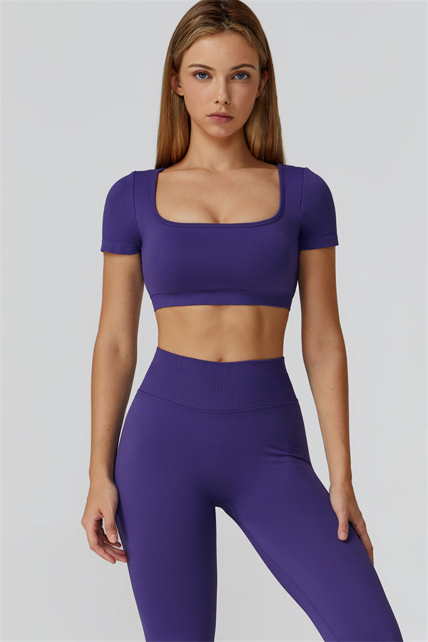 The Reign Crop Top Leggings 2-Piece Set - Glamourous Grace
