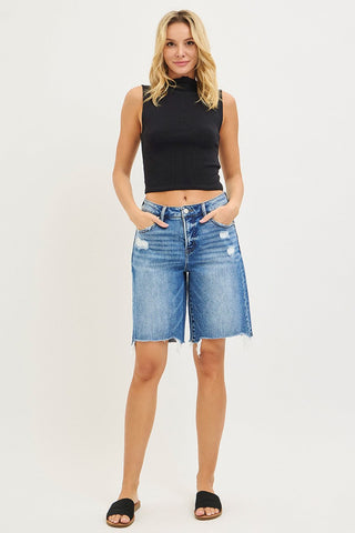RISEN Tummy Control Slouchy Bermuda Shorts