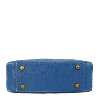 Heritage Leather Twin Zippered Crossbody - 8457