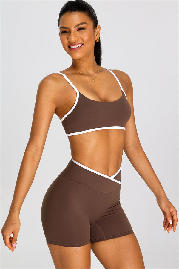 The Dwell Sports Bra Shorts 2-Piece Set