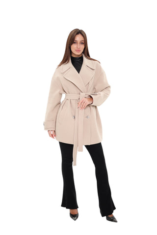 Kyoto Midi Cashmere Wool Blend Coat