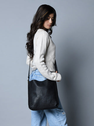 Serenity Everyday Crossbody Sling, Black - Glamourous Grace