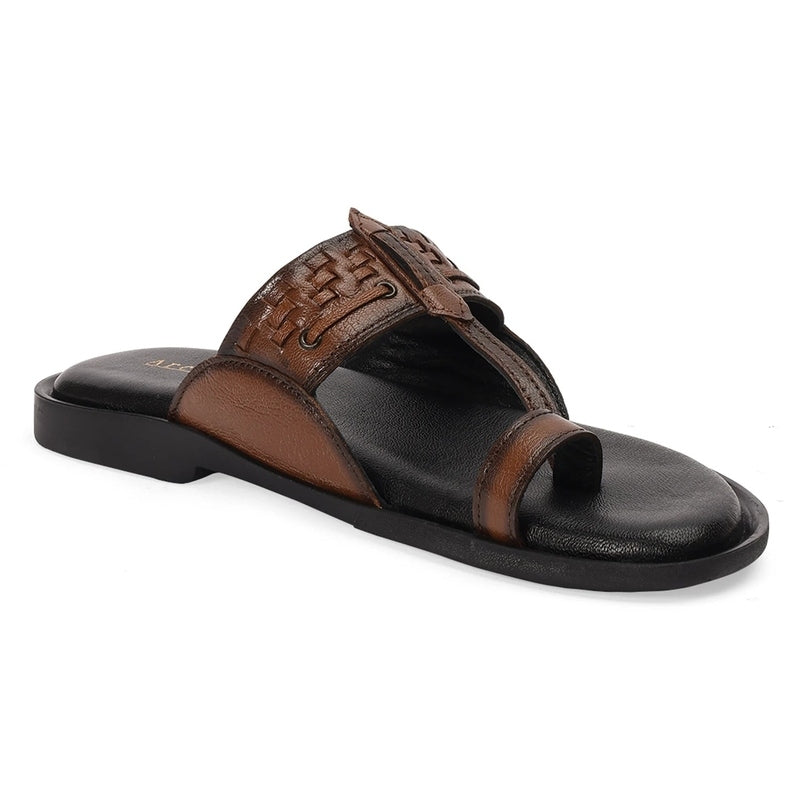 Bennett - Brown Slip-Ons - Glamourous Grace