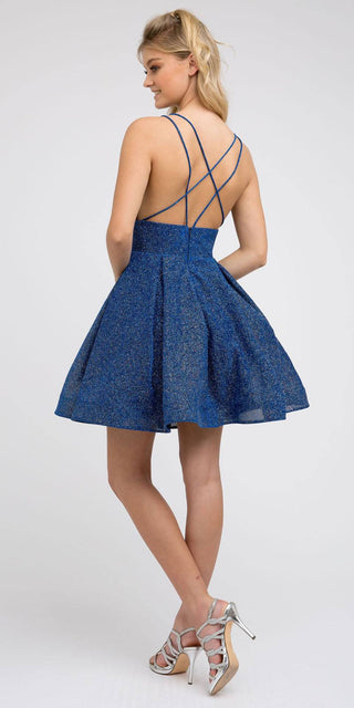 CLEARANCE - Juliet 850 Short V-Neck A-Line Dress with Pockets (Size XS)