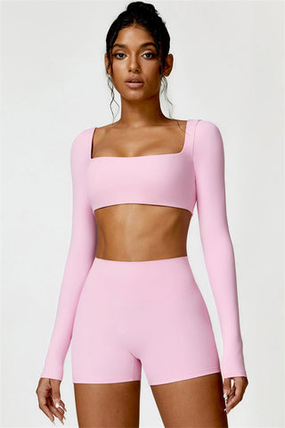 Olivia Crop Top Shorts 2-Piece Set