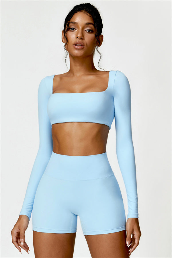 Olivia Crop Top Shorts 2-Piece Set - Glamourous Grace
