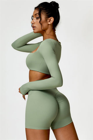 Olivia Crop Top Shorts 2-Piece Set