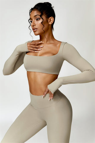 Olivia Crop Top Leggings 2-Piece Set