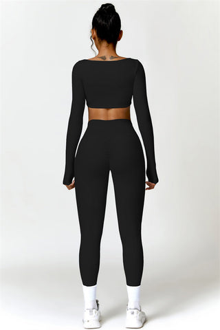 Olivia Crop Top Leggings 2-Piece Set