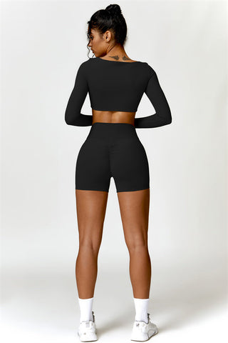 Olivia Crop Top Shorts 2-Piece Set