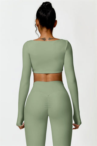 Olivia Crop Top Leggings 2-Piece Set