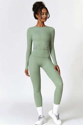 The Isabella Long Sleeve T-shirt Leggings 2-Piece Set