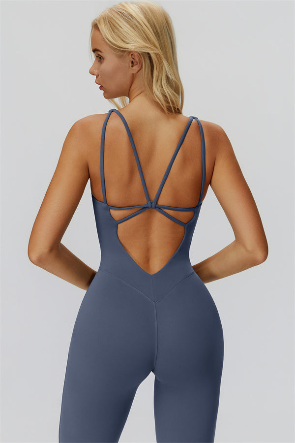 The Butterfly Flared Jumpsuit - Glamourous Grace