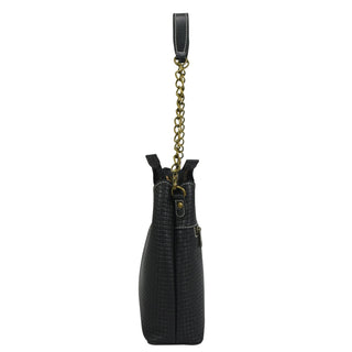 Heritage Leather Multicompartment Hobo - 8532
