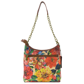 Heritage Leather Multicompartment Hobo - 8532