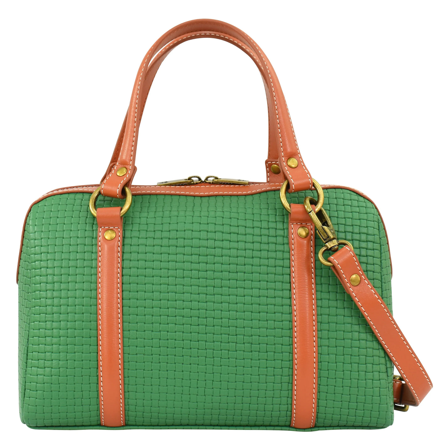 Heritage Leather Large Convertible Satchel - 8535 - Glamourous Grace
