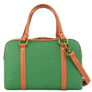 Heritage Leather Large Convertible Satchel - 8535