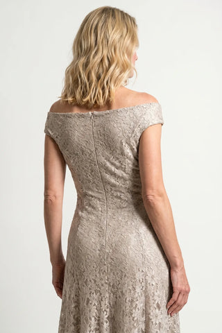Beige Maxi Lace Gown, Bruna
