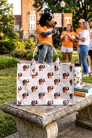 SC - ETA 8/24-9/7 Smokey Vinyl Tote Bag - Glamourous Grace
