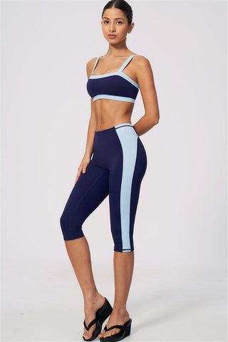 The Sandstone Sports Bra Capri Leggings 2-Piece Set