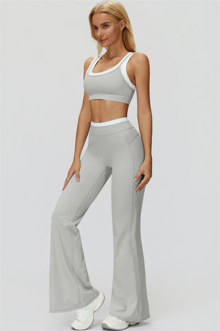 The Canyon Sports Bra Flared Leggings 2-Piece Set