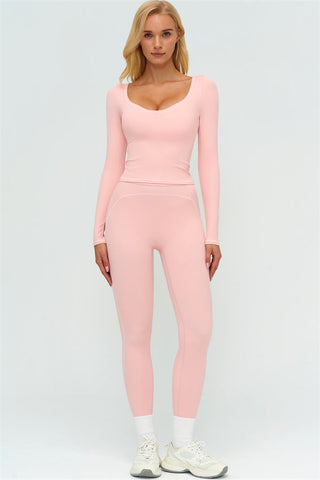 The Amara Long Sleeve T-shirt Leggings 2-Piece Set