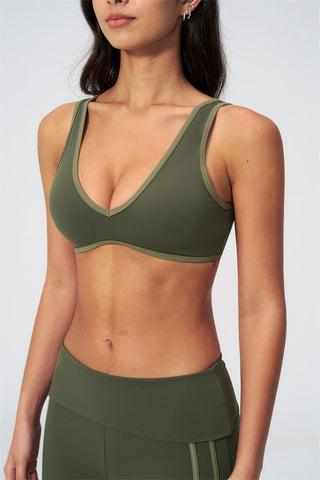 The Evoke Sports Bra Straight Leg Pants 2-Piece Set