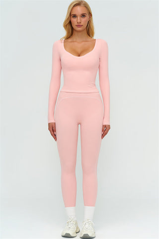 The Amara Long Sleeve T-shirt Leggings 2-Piece Set