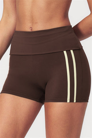 The Evoke Racerback Sports Bra Shorts 2-Piece Set