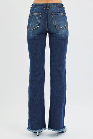 RISEN Tummy Control Mid Rise Flare Jeans