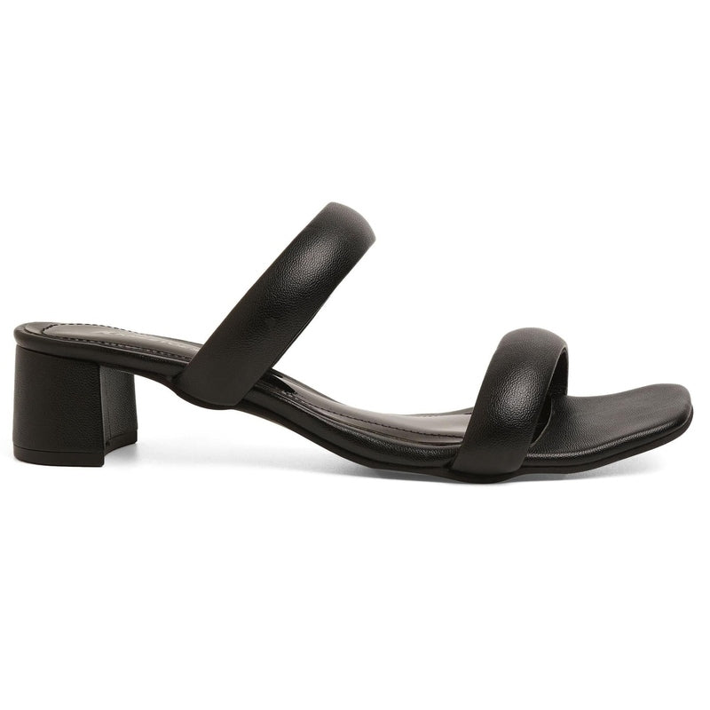 Brillara - Black Block Heels - Glamourous Grace