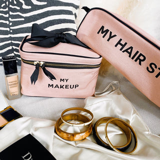 Hair Stuff Travel Case – Pink/Blush - Glamourous Grace