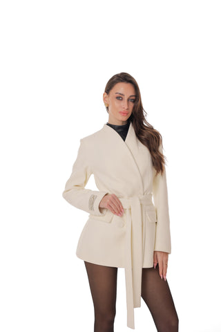 Amelia Short Cashmere Blend Coat