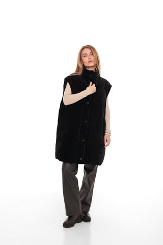 Transformer 2 in 1 Velour Down Coat/Vest