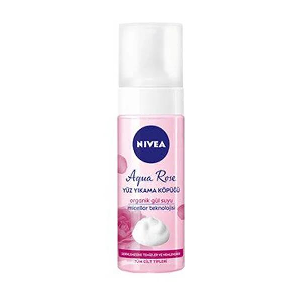 Nivea Aqua Rose Face Wash Foam 150ml - Gentle Cleansing | Soft Foam - Glamourous Grace