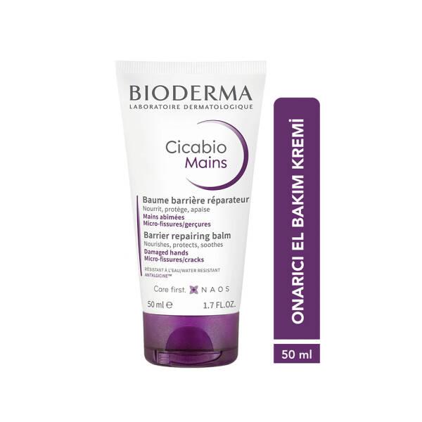 Bioderma Cicabio Hand Cream: Ultimate Barrier Repair for Dry, Damaged Hands | Moisturizing, Soothing, Non-Greasy Formula, Safe for Kids (3+) | 1.69 fl oz - Glamourous Grace