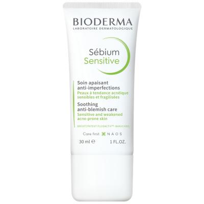 Bioderma Sebium Sensitive 30 Ml - Sensitive Skin Care for Acne-Prone Skin, Hypoallergenic & Fragrance-Free - Glamourous Grace