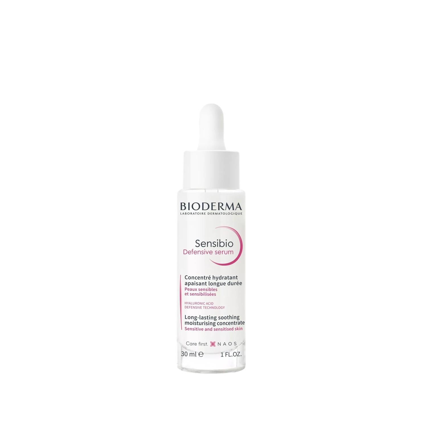 Bioderma Sensibio Defensive Serum for Sensitive Skin - Soothing & Rejuvenating Skincare, 30 ml - Glamourous Grace